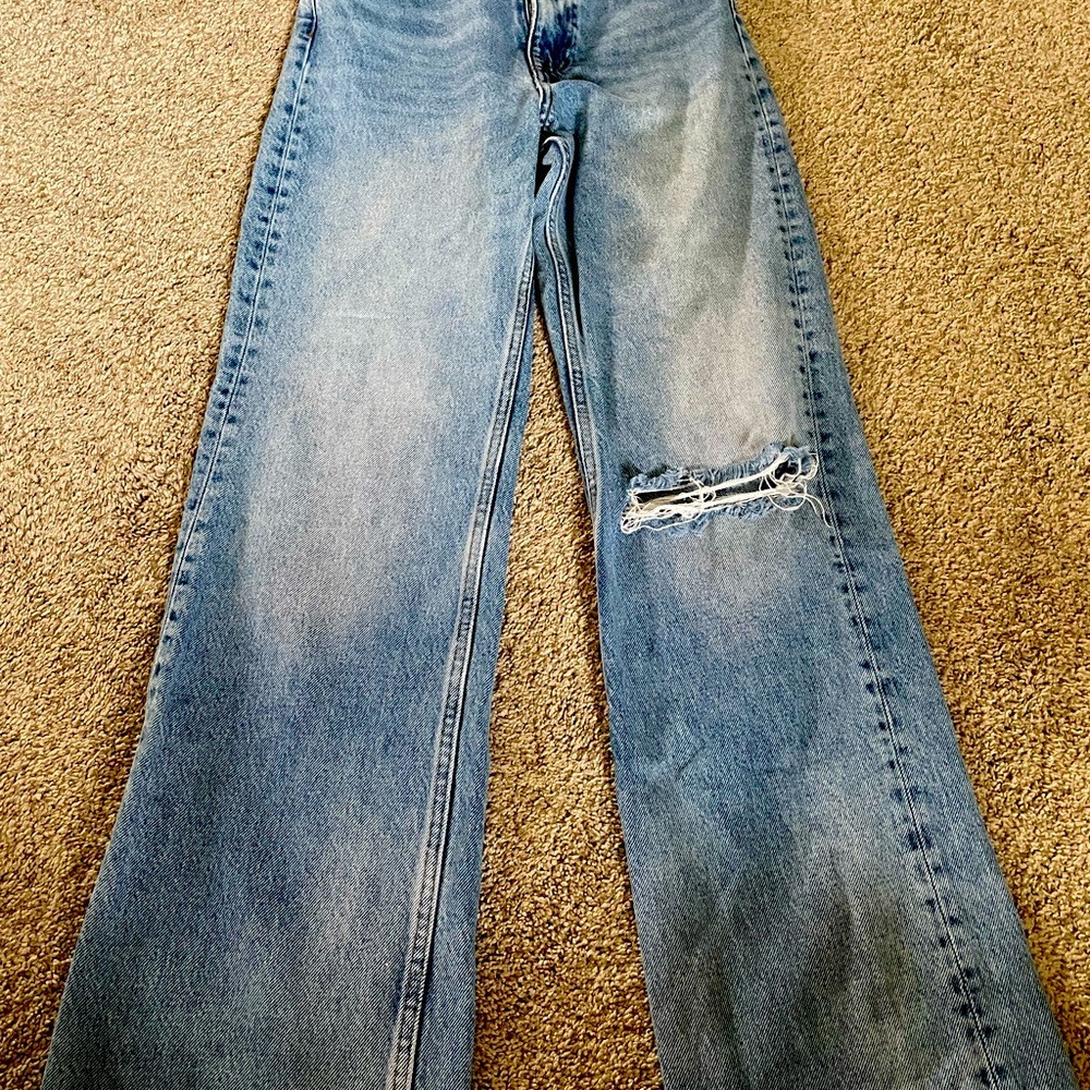 Zara wide leg jeans